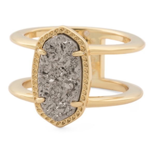 KENDRA SCOTT Gold Elyse Ring - Picture 1 of 1